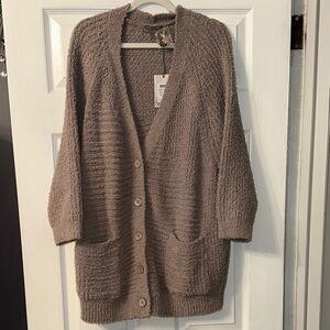 Barefoot Dreams Greige Women's Cardigan